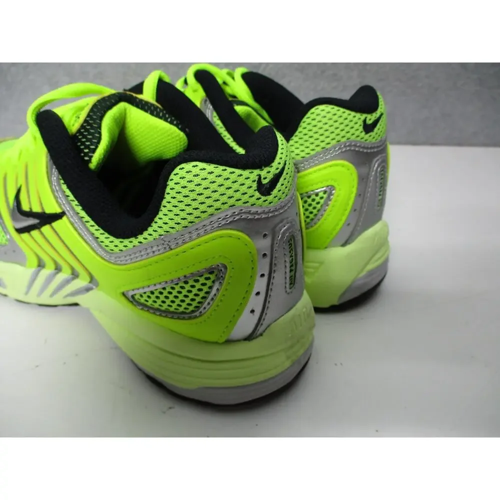 Nike Air Pegasus 2005 Volt Metallic Silver Black Sneakers Shoes Womens Sz 8